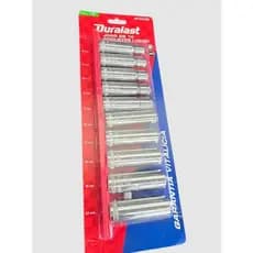 Jogo De Soquetes Longo Estriado Com 10 Peças 1/2'' -  Duralast 60-250BR