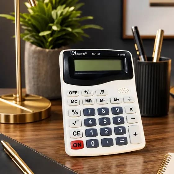 Calculadora De Mesa KK118A 8 Dígitos