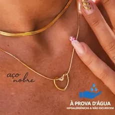 Colar Feminino Aço Inox 316L À Prova D’água Não Escurece Hipoalergênico Vários Modelos