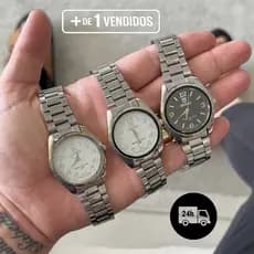 Relógio Masculino Aço Inox ORIMET Original Bateria 377 À Prova D’Água Quartz Premium Social Presente
