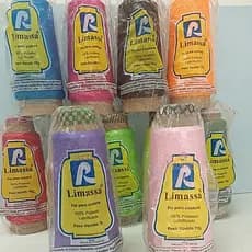 Fio Para Costura Overloque 100% Poliéster Lubrificado Cone 70g TEX 18 Limassa Resistente