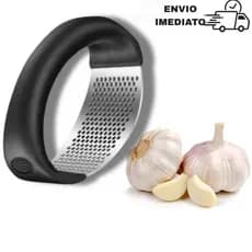Espremedor e Amassador de Alho Inox Manual – Durável e Prático na Cozinha