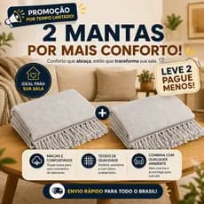 2 Manta Para Sofá  Retrátil 2,10X1,20 Cama Poltrona Decorativa 100% Algodão