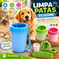 Limpa patas para cães cachorros gatos em silicone copo limpador banho lava patas