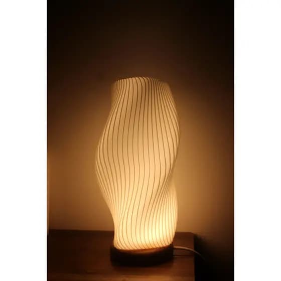 Lumária Isis Abajur de Mesa Decorativo Luz Quente