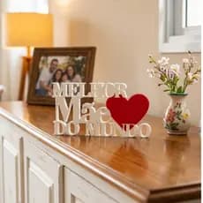 Letreiro Melhor Mãe Do Mundo | Decorativo Dia das mães Presente Sala Decoração Amor
