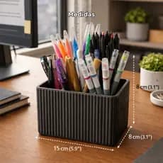 Organizador de Mesa Escritório Home Office Porta Caneta Acessórios Objetos