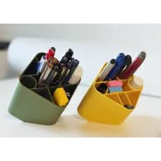 Organizador de mesa Cubo Inclinado Bonito Minimalista Porta Caneta Escritório Home Office