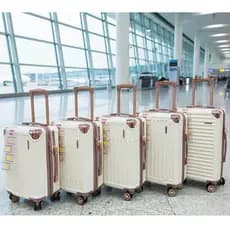 Mala De Bordo Viagem 10Kg, 5Kg, 7Kg, 12Kg, 15Kg - Zíper Duplo - Novo Estilo Alta Durabilidade Roda Dupla Removível DD333