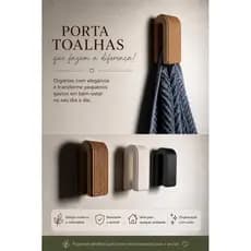 Suporte para Toalha de Rosto ou Pano de Prato