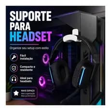 Suporte De Parede Para Fone De Ouvido Headset Gamer