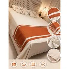 Caminho Trilho de cama e mesa algodão 0,40 x 2,70 Promoção