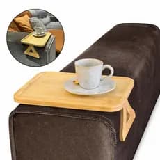 Suporte Para Braço De Sofá De Bambu Dobrável Apoio Poltrona