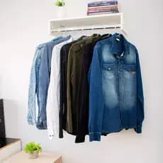 Cabideiro de Parede  100%MDF  ( loja Arara Porta Roupas Aéreo Quarto Closet)
