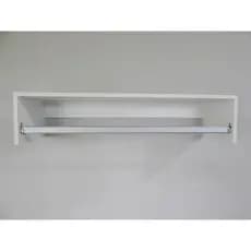 Cabideiro de parede 100%MDF 1 UNI ( loja Arara Porta Roupas Aéreo Quarto Closet )