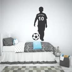 Adesivo Futebol Nome Personalizado