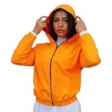 Blusa de frio lisa térmica feminina Corta Vento Ciclismo Casual