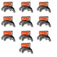 Kit 10 Pares Patim Lona De Freio Titan Fan 0,25 Traseiro Firebreq