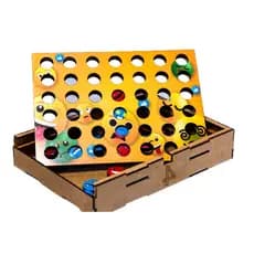 Jogo 4 Em Linhas - Lig 4 Ligue 4 Em Mdf Com Emoji Pedagógico