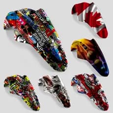 Adesivo de Paralamas de Moto (para todas as motos) Vários modelos - para-lama Stickers Gamer