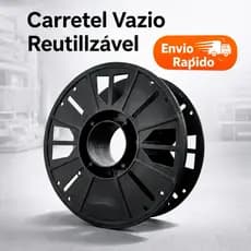 Carretel Bobina Plástica Vazia 20cm x 6,5cm – Ideal para Fios, Linhas, Cordas, Fio De Malha, Cabos ou Artesanato