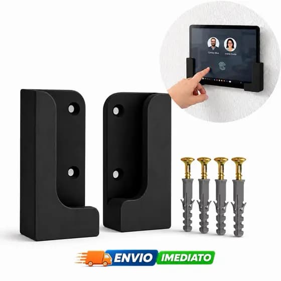 Suporte de Parede Universal para Tablet – Fixação Segura e Prática