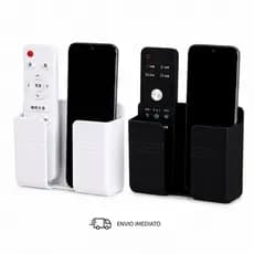 Suporte Para Celular Adesivo Fixação Parede Porta Objetos Multiuso Controle Plastico Organizador