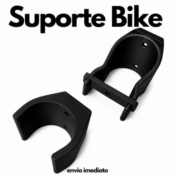 Suporte Gancho para Pendurar Bike - Bicicleta na Parede – Preto Branco | Envio Imediato