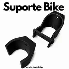 Suporte Gancho para Pendurar Bike - Bicicleta na Parede – Preto Branco | Envio Imediato