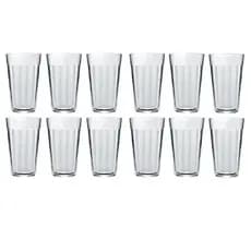 Copo Americano 450ml Jogo De Copos De Vidro Kit Com 12 Unidades