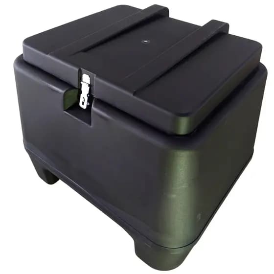 Bau Bauleto Moto 80 Litros Preto Universal Protork Delivery Entrega