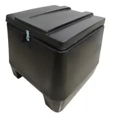 Baú Motoboy Reforçado Preto 135 Litros Entrega Delivery Entregador Ifood