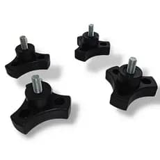 Kit Borboleta Parafuso Fixação Bau De Motoboy Universal M8