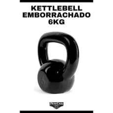 Kettlebell Emborrachado  6 kg - Resistente, Versátil, Ergonômico