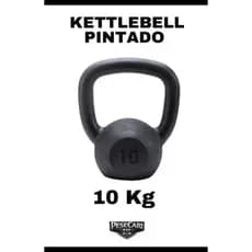 Kettlebell Pintado 10 Kg – Peso Academia Treino em Casa e Musculação Cross Fit Funcional CrossFit