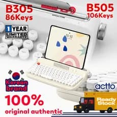 「 SEEHON Oficial STORE 」 Actto Retro Mini Teclado Multi-Emparelhamento B303 B503 5 Cores Novo DESIGN Com FREEBIES