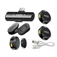 Microfone de Lapela sem Fio Magnetico Kaidi KMF4-C/A