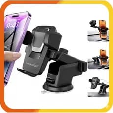 Suporte Celular Veicular Carro Automóvel Saída Ajustável 360° para ventilação/painel/para-brisa
