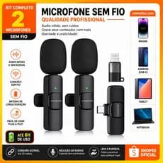 H'maston MK-17 Microfone Sem Fio Tipo-c Lapela Celular Profissional Android