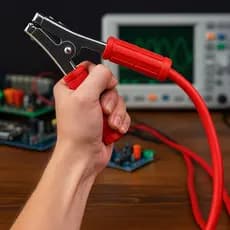 Cabo Auxiliar Carga Bateria Automotiva 300 Amp Booster Reforcado 2.5 Metros