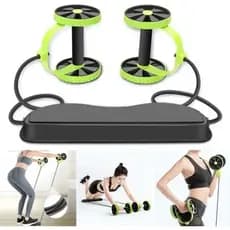 Roda Aparelho Exercicios Abdominais Lombares Resistencia Elastica Musculacao Fitness
