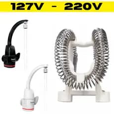 Resistência Para Torneira Elétrica Zagonel Prima Touch 127v 220v 5500w Eletrônica Pratimix