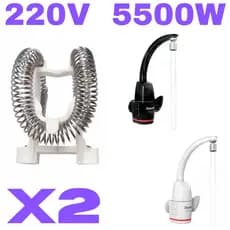 Kit 2 Resistência Para Torneira Elétrica Zagonel Prima Touch 220v 5500w Eletrônica Pratimix