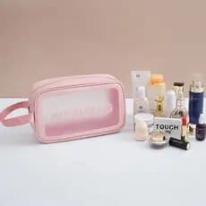 Necessaire Organizadora Compacta Resistente Com Alça Prática Sortida
