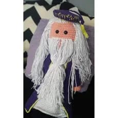 Alvo Dumbledore. Dumbledore GRANDE amigurumi. Harry Potter amigurumi.