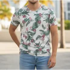 Camiseta masculina tamanho G. Camiseta de praia. Camiseta masculina verão