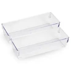 Kit Organizador Multiuso Modular Gavetas Acrílico Cristal