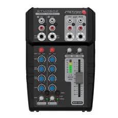 Mesa Som Automotivo Stetsom STM-0602 2 Canais Auxiliar 12v Rca Microfone Equalizador 4 Bandas