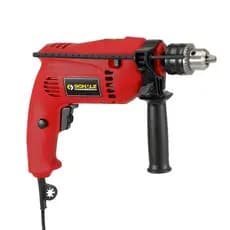Furadeira De Impacto 1/2 - 13 mm Schulz 500w Plus Guia Profundidade Trava Gatilho Sistema Velocidade Reversível