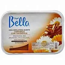 Cera Depilatória Quente Mel 500g Depil Bella Cera Depilatória Quente Camomila com caléndula 500g Depil Bella